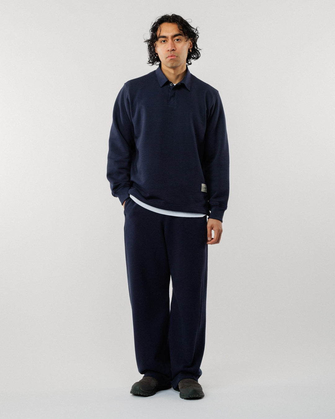 Ellis Rugby Sweatshirt - Navy