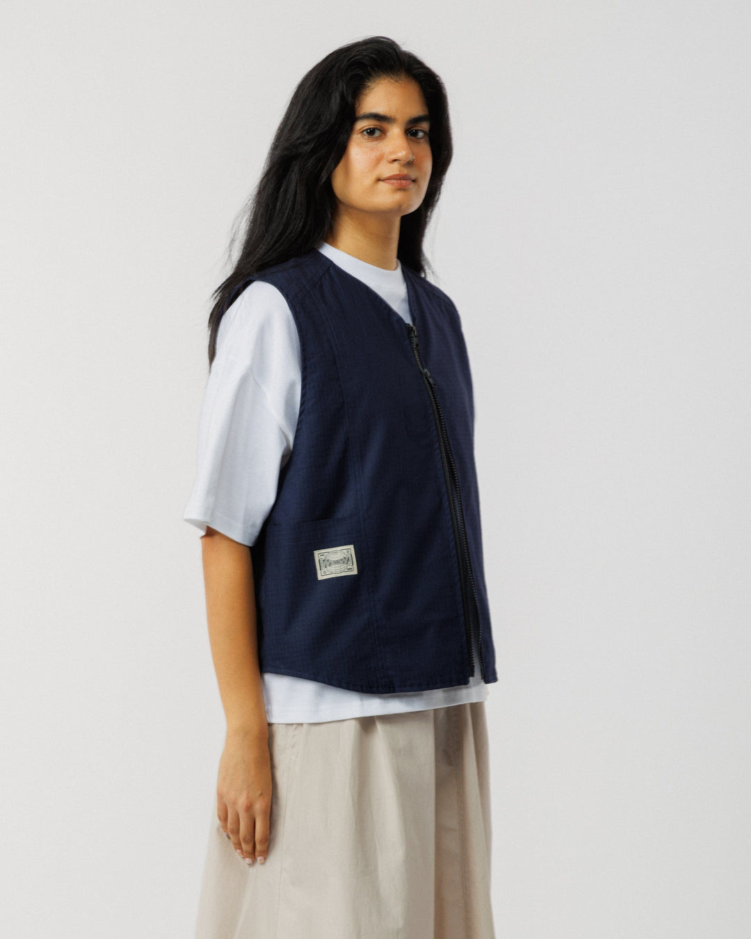 Ripstop Studio Vest - Navy