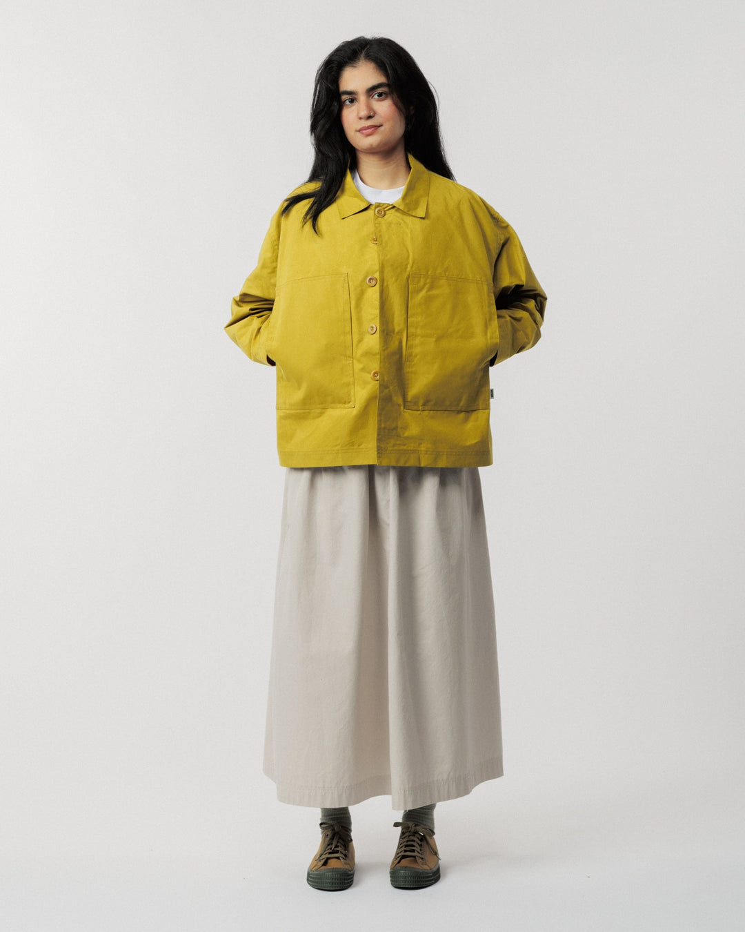 Nell Overshirt - Chartreuse