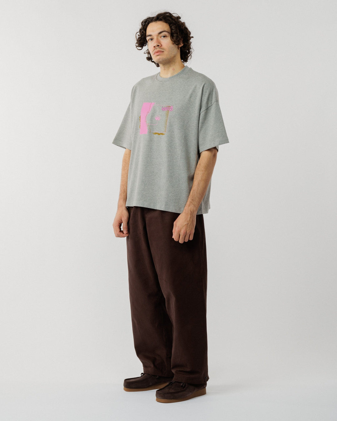 Shadow Canyon Box T-Shirt - Grey Marl