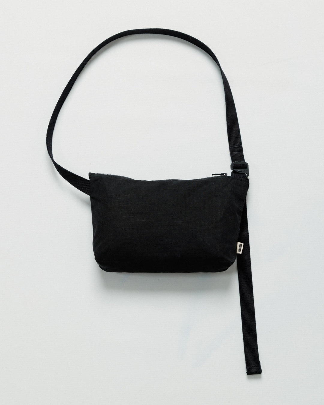 Mini Water Resistant Messenger Bag - Black