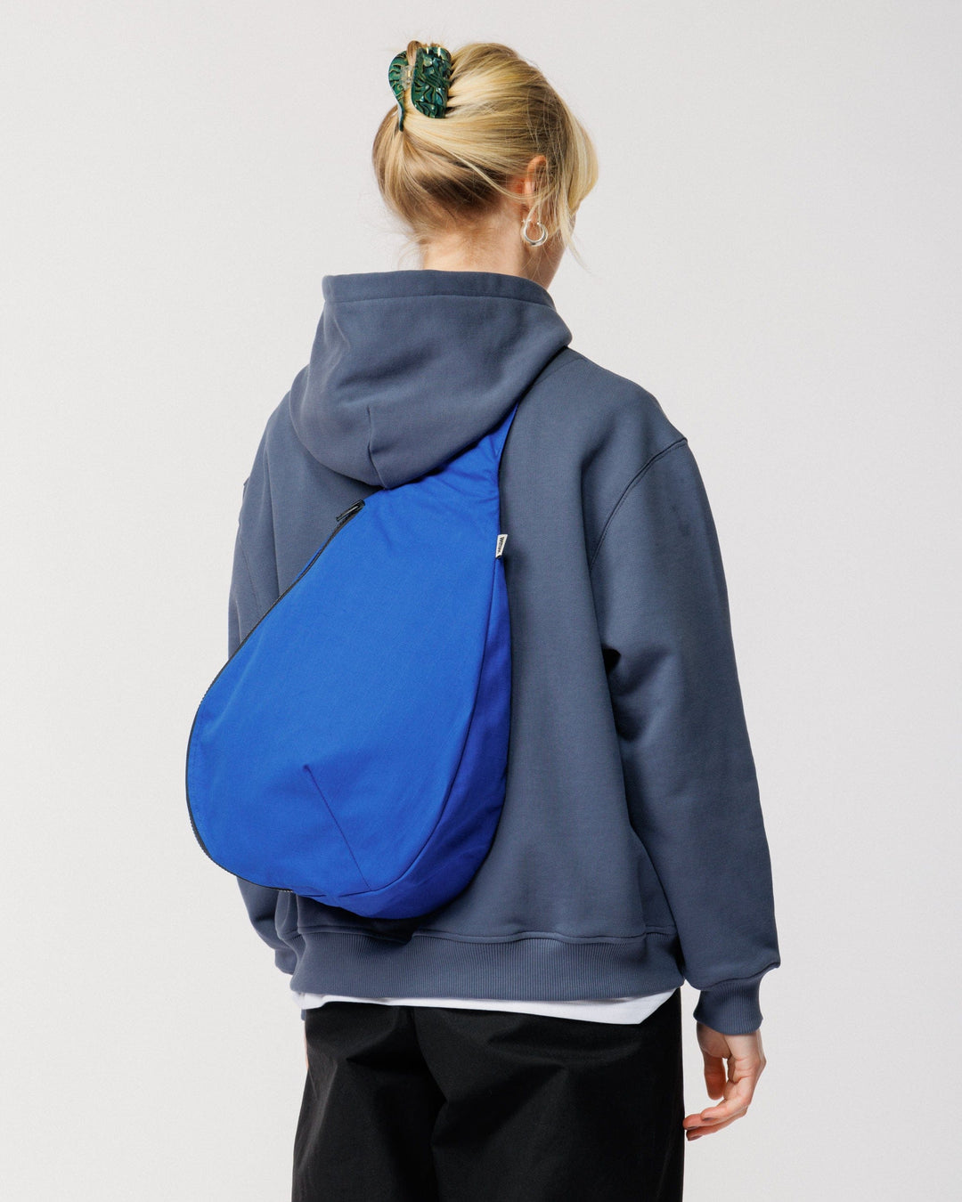 Crescent Crossbody Sling Bag - Cobalt Blue