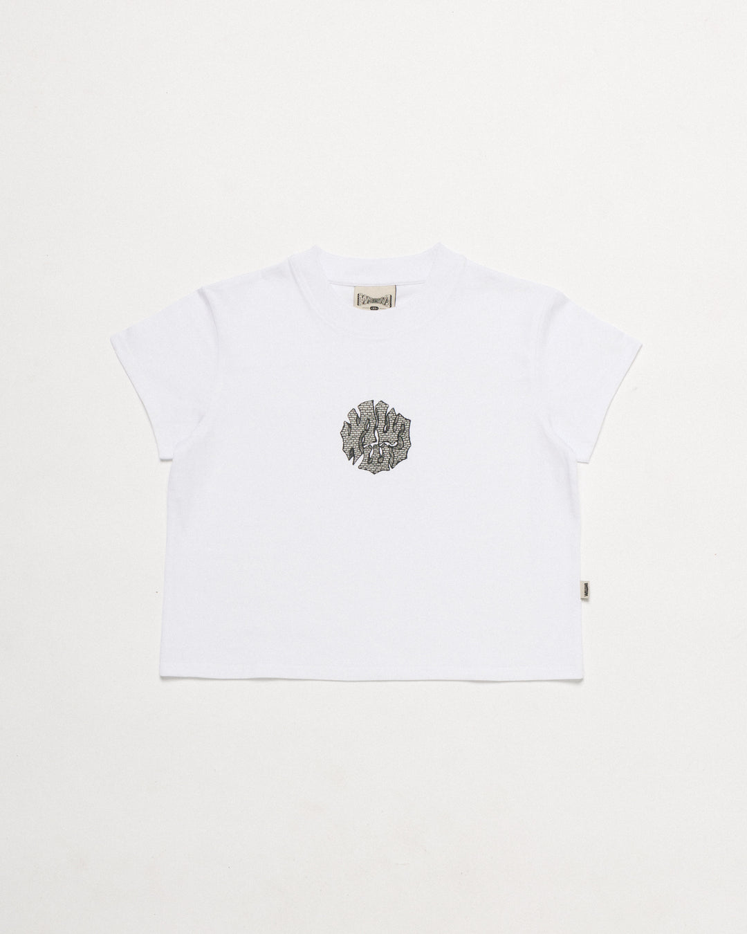 Grounded Logo Cropped T-Shirt - White