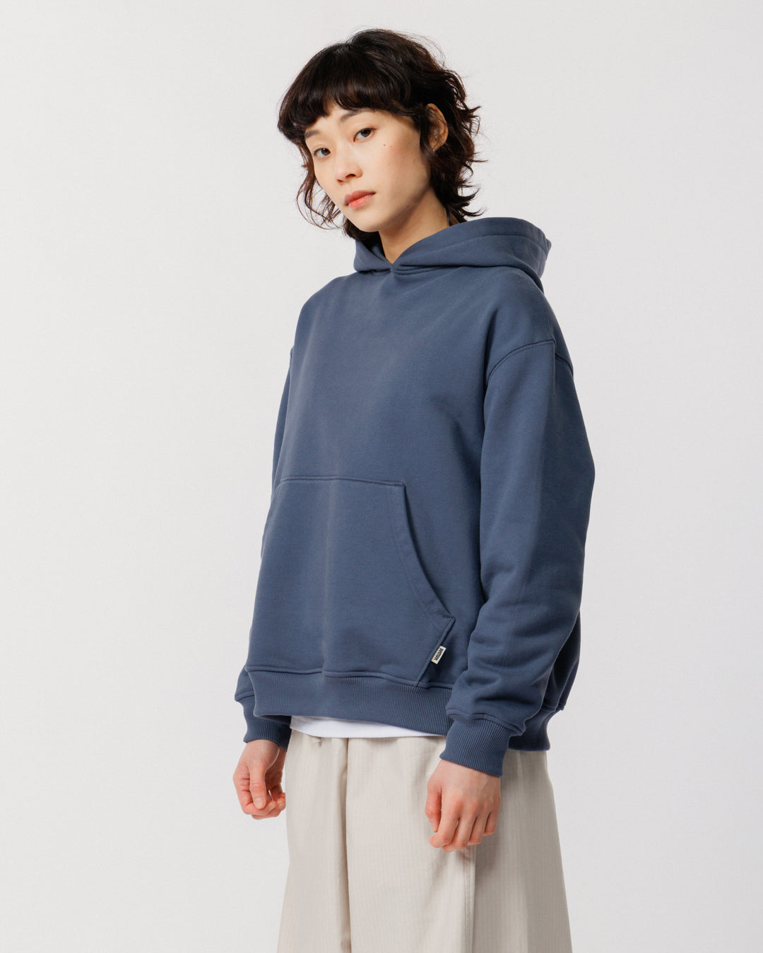 520 Organic Hoody - Washed Blue