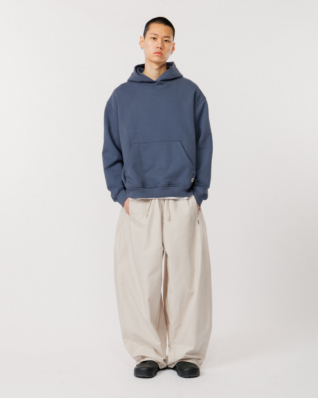 520 Organic Hoody - Washed Blue