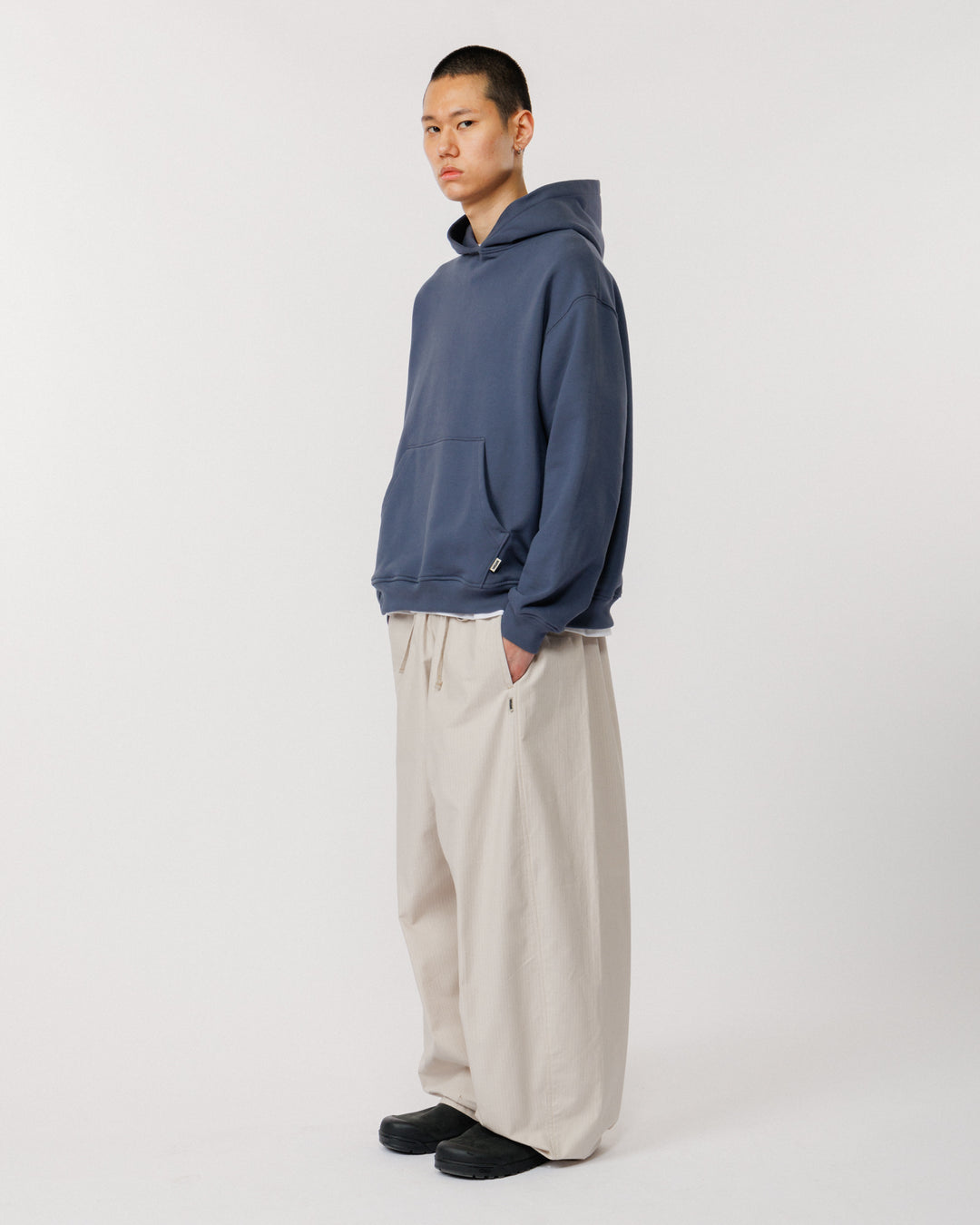 520 Organic Hoody - Washed Blue