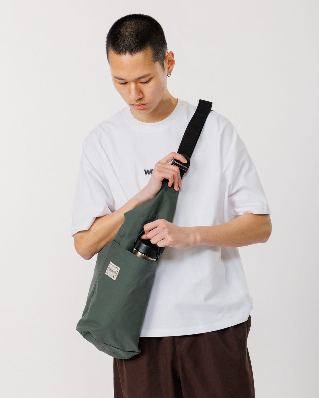 Water Resistant Studio Bag - Mineral Green