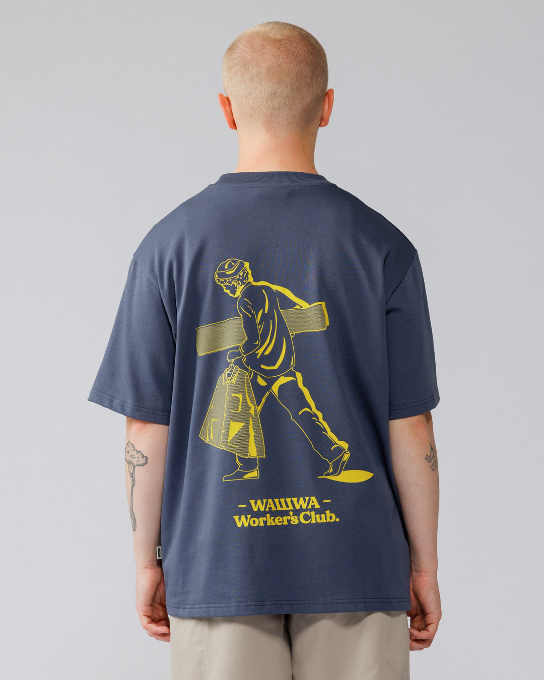 Workers Logo Stride T-Shirt - Navy