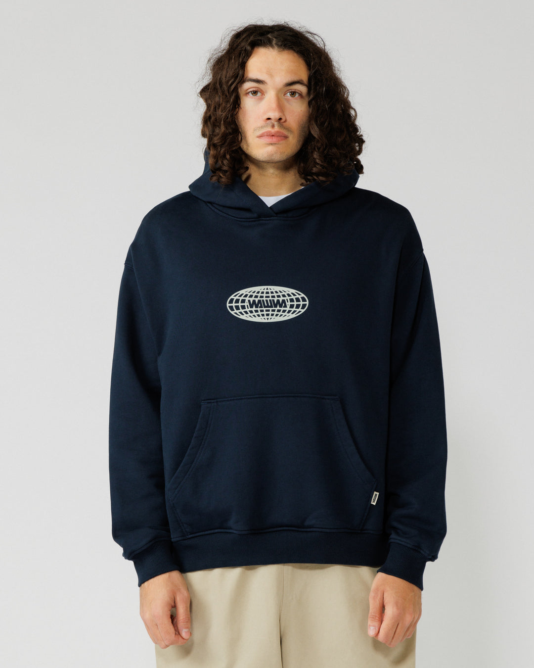 Global Logo Hoody - Navy