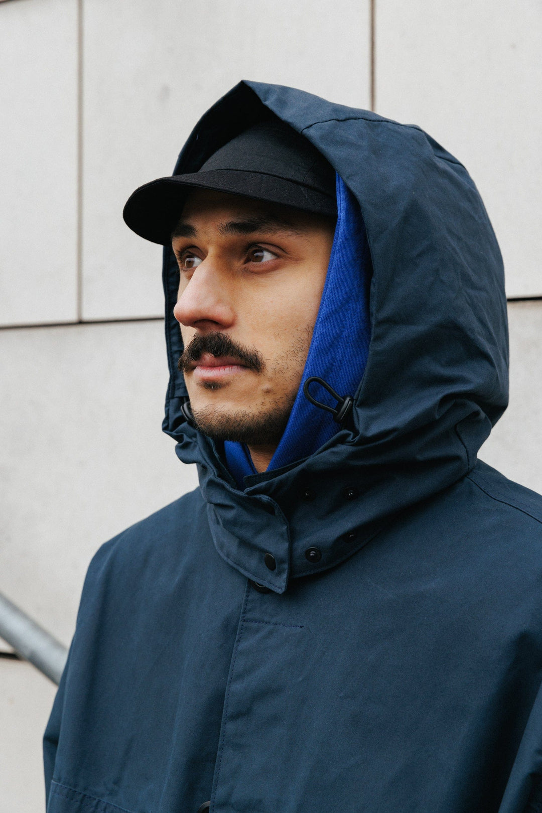 Detachable Hood - Indigo Blue