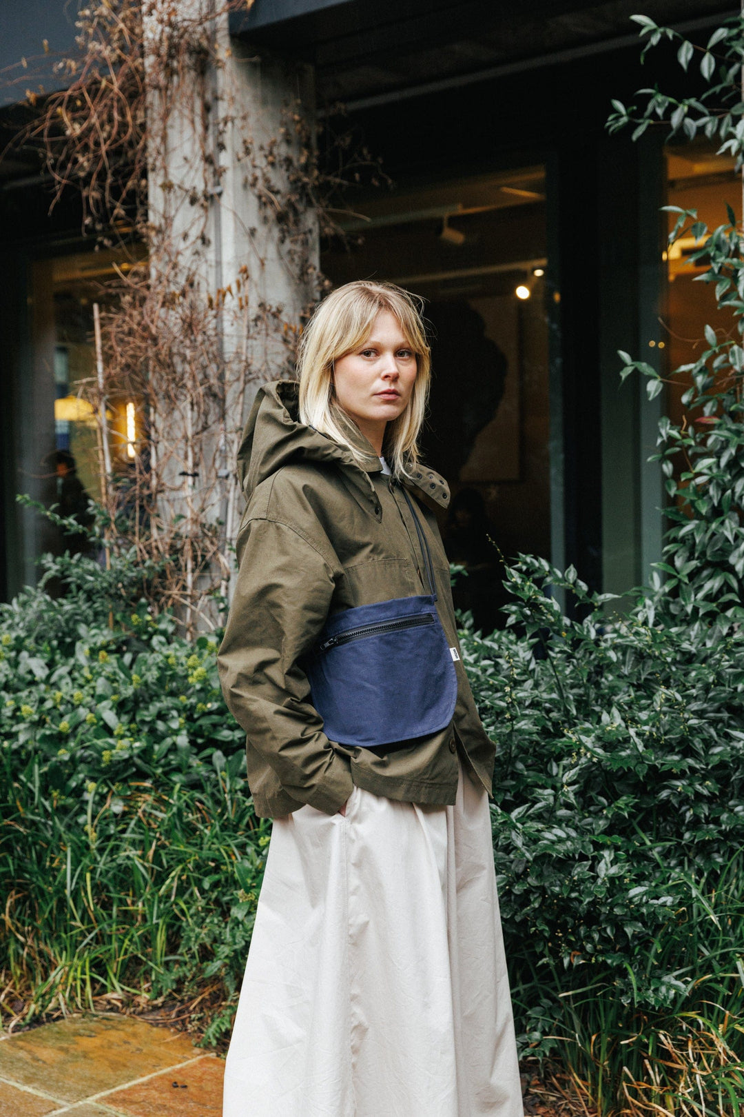 Nell Overshirt - Khaki Green