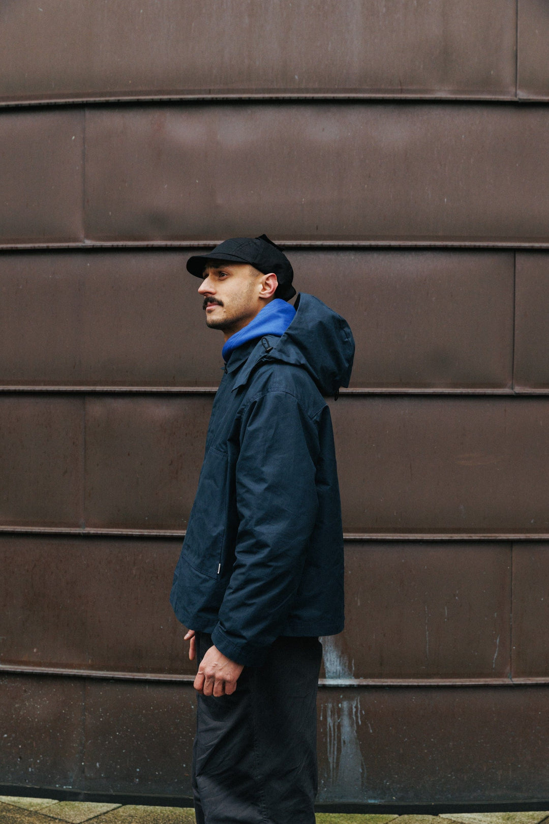 Detachable Hood - Indigo Blue