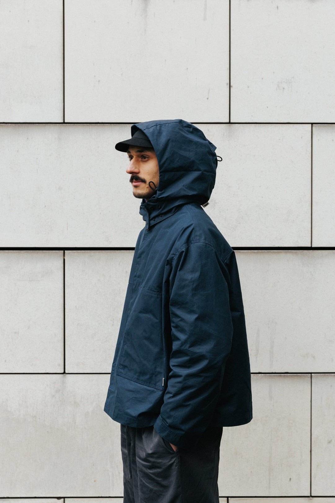 Detachable Hood - Indigo Blue