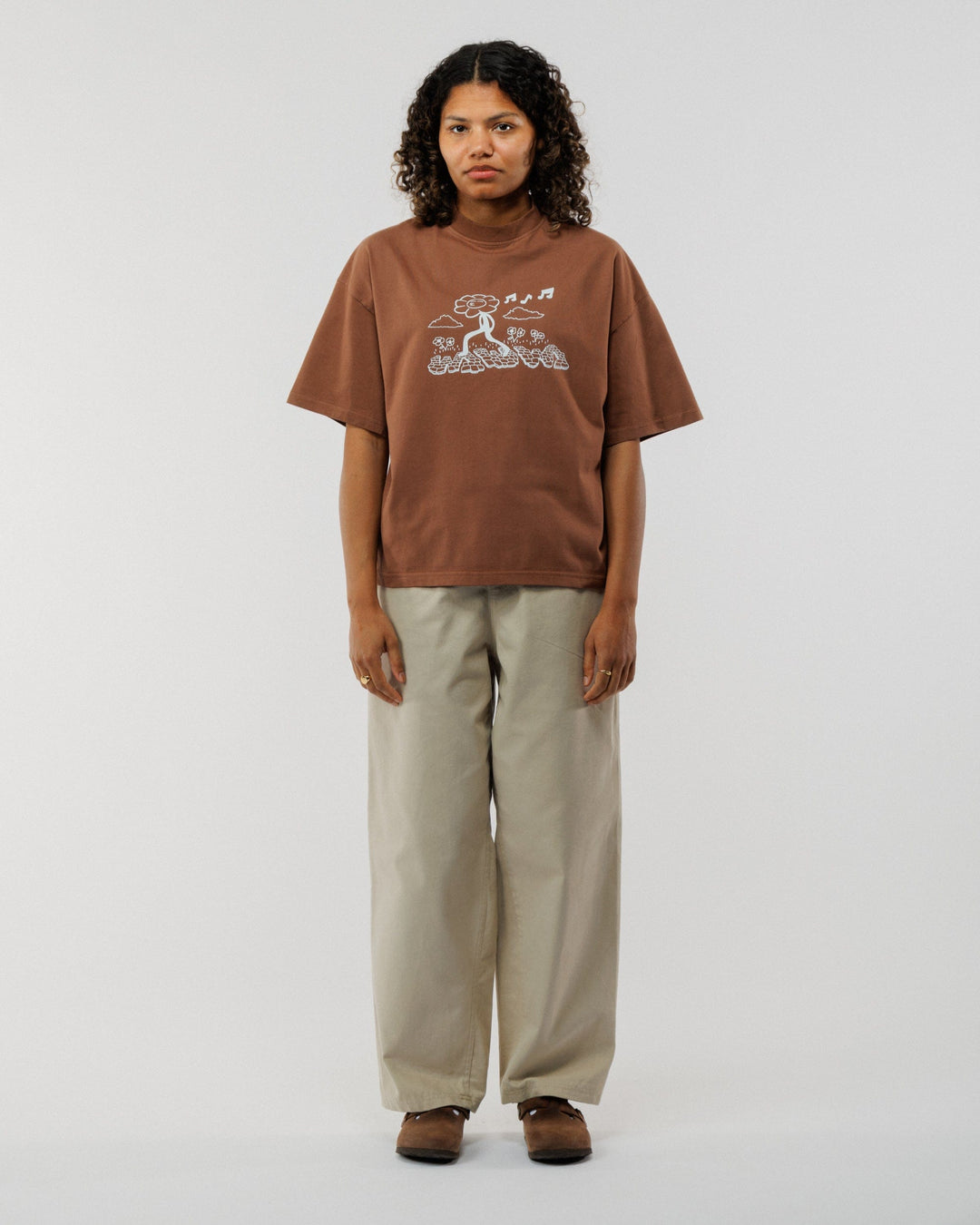 Whistling Box T-Shirt - Brown