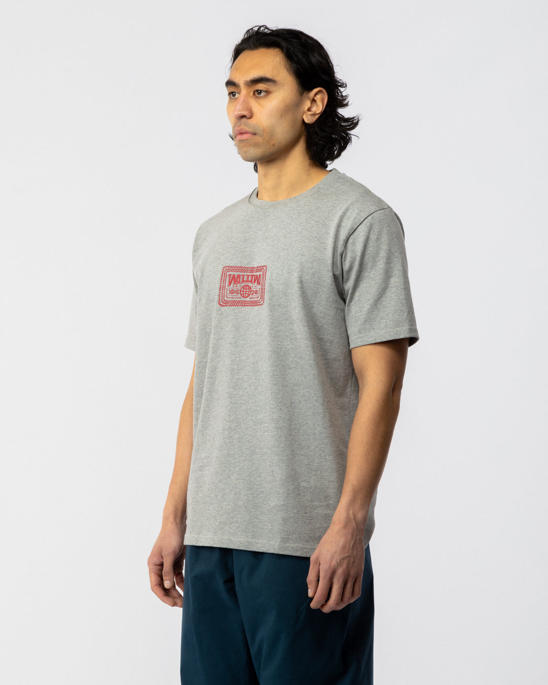 Strand Graphic T-Shirt - Grey Marl