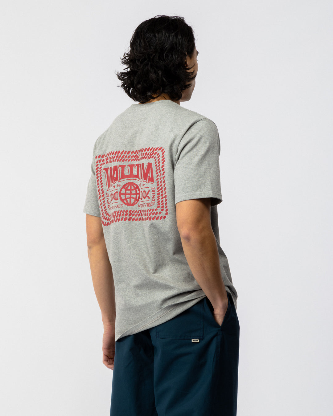 Strand Graphic T-Shirt - Grey Marl