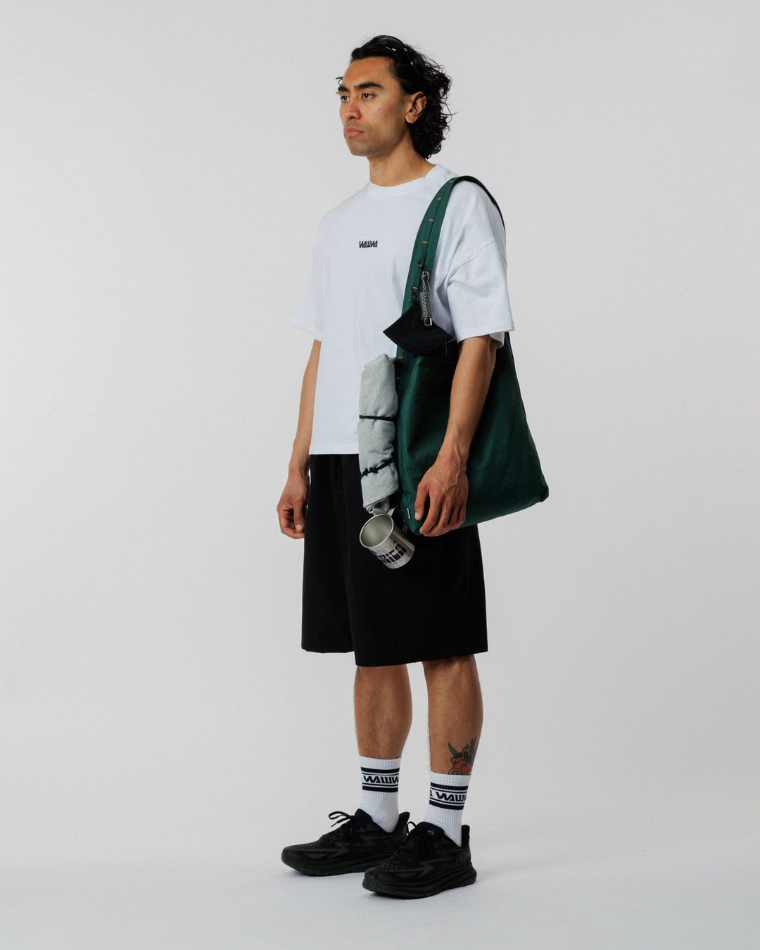 Ripstop Bar Tack Tote Bag - Pine
