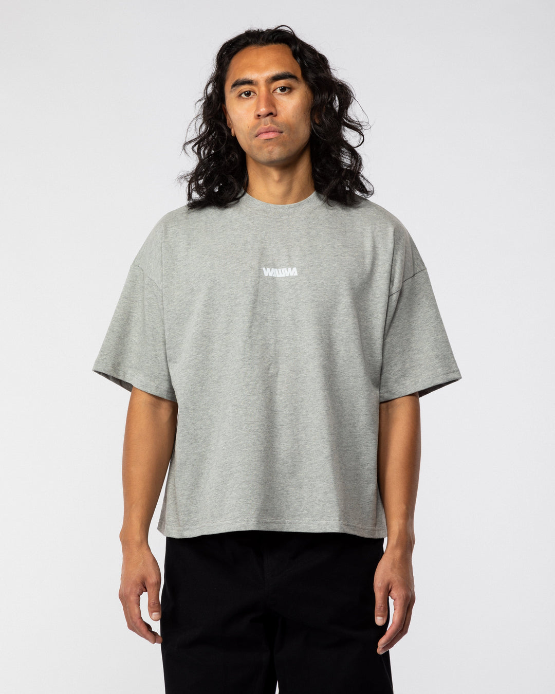 Box Logo T-Shirt - Grey Marl