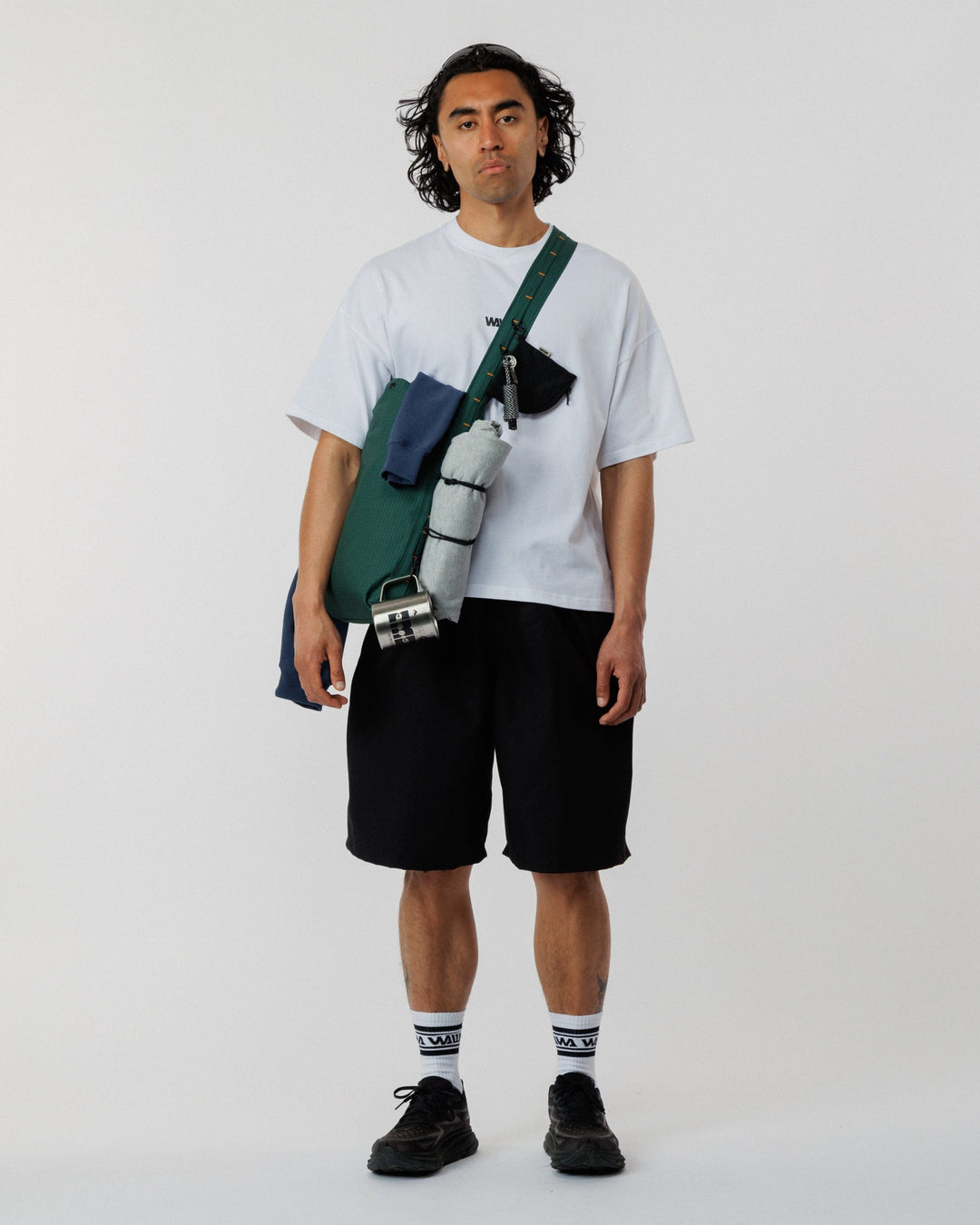 Ripstop Bar Tack Tote Bag - Pine