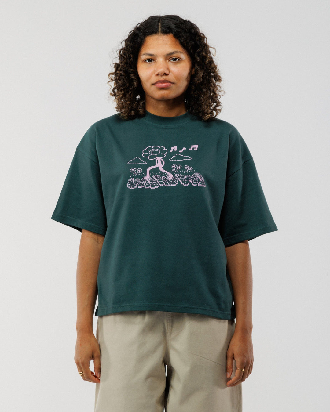 Whistling Box T-Shirt - Forest Green