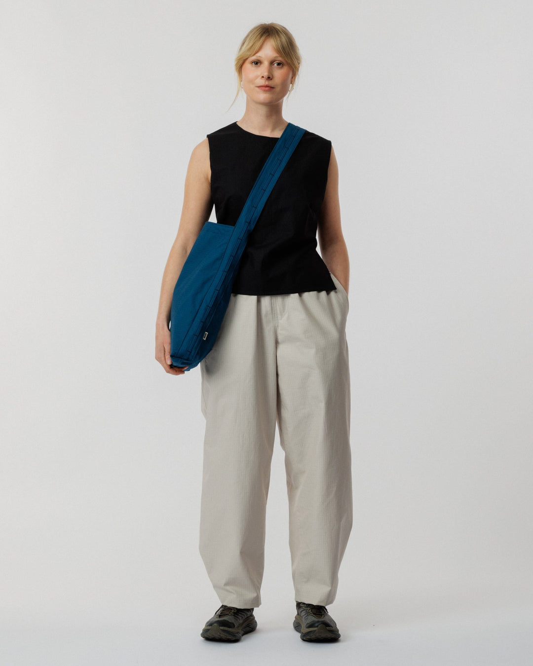 Ripstop Bar Tack Tote Bag - Marine