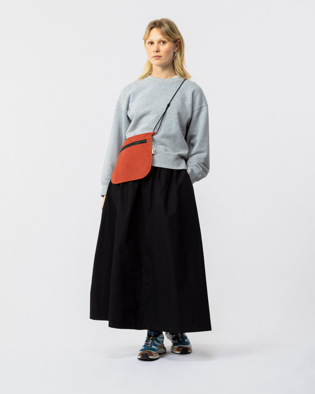 Ayla Poplin Skirt - Black