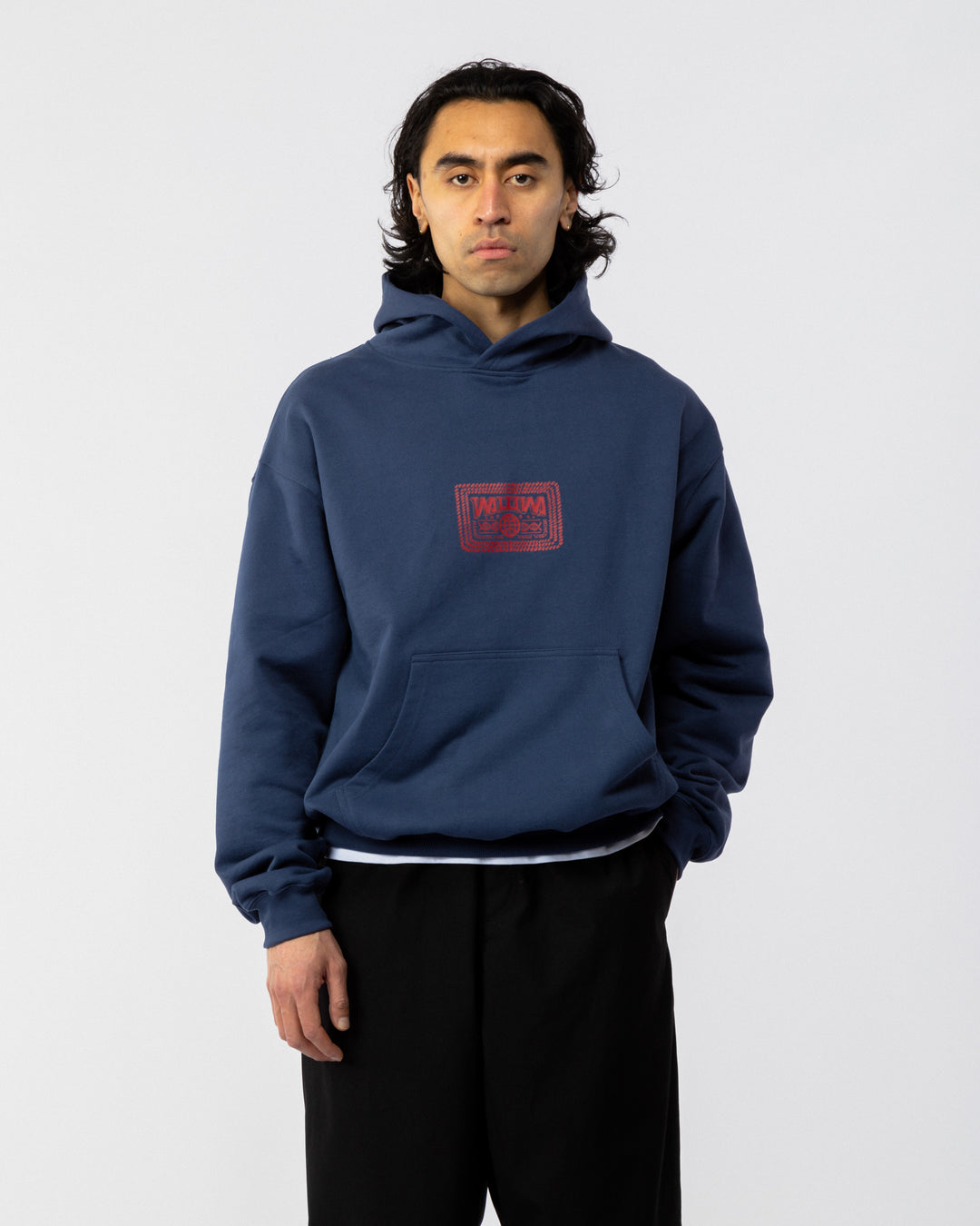 Strand Graphic Hoody - Navy