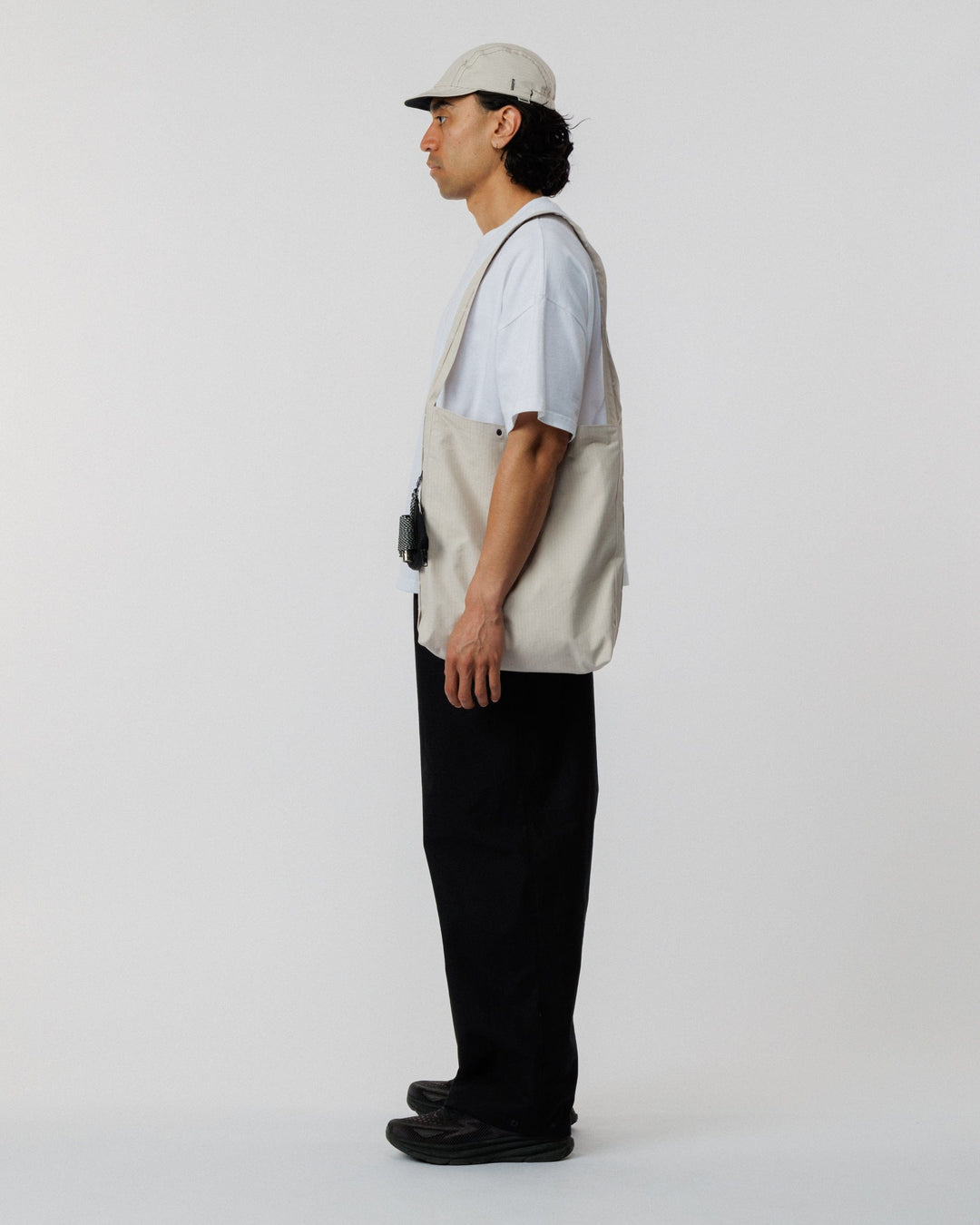 Ripstop Bar Tack Tote Bag - Stone