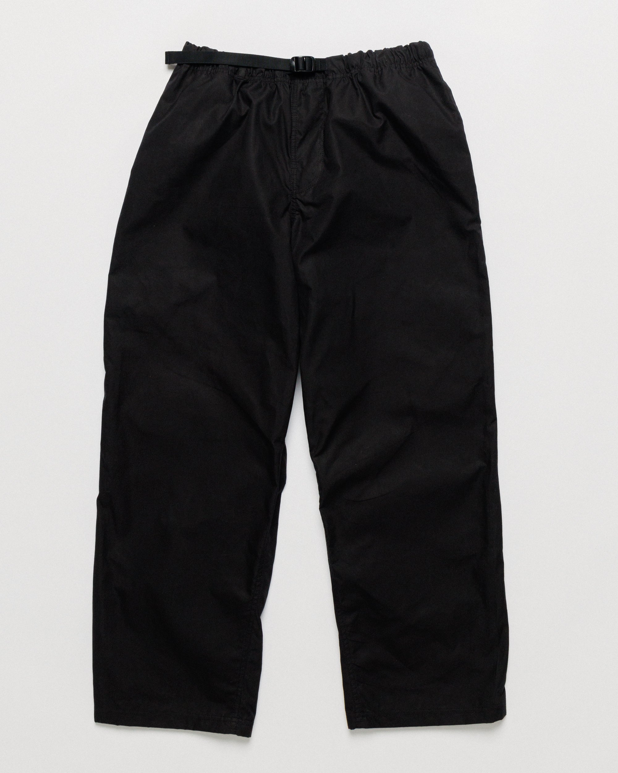 Water Resistant Zama Pants - Black — front flat product shot