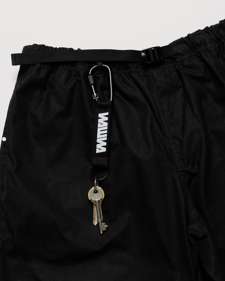 Water Resistant Zama Pants - Black — belt loop carabiner styling